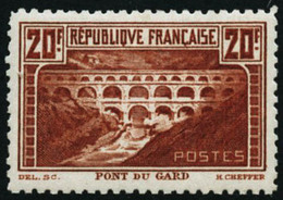 ** N°262B 20F Pont Du Gard, Dent 11 Centrage Parfait - TB - Altri & Non Classificati