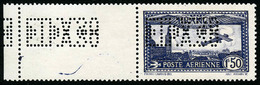 ** N°6c 1F50 Outremer Perforé EIPA30, Double Perforation, Bdf Intégral, Superbe Signé Scheller - TB - Otros & Sin Clasificación