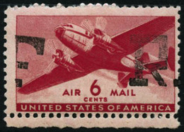 ** N°6 Mayer Alger I 1 6c Rouge Surcharge Déplacée - TB - Correo Aéreo Militar