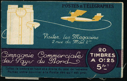 ** N°140-C12, Carnet De 20 Timbres N° De Planche Et Croix De Repère - TB - Autres & Non Classés