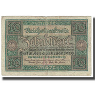 Billet, Allemagne, 10 Mark, 1920, 1920-02-06, KM:67b, TB - 10 Mark