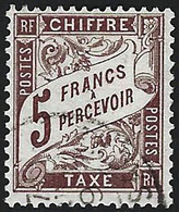 Oblit. N°27 5F Marron - TB - Altri & Non Classificati