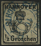 Oblit. N°16 1/2g Noir - TB - Hannover