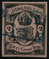 Oblit. N°7 2g Rose - TB - Oldenbourg