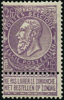 ** N°67 2F Violet S/blanc - TB - Other & Unclassified