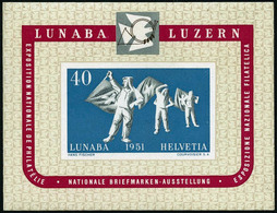 ** N°14 Le Bloc De L'expo De Lucerne  1951 - TB - Andere & Zonder Classificatie