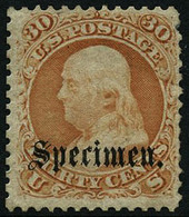 ** N°25 30c Jaune-orange, Specimen - TB - Other & Unclassified