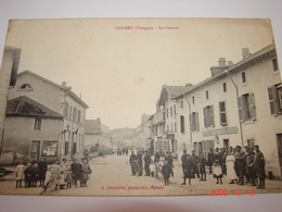 C.P.A.- Golbey (88) - Le Centre - Café Restaurant Godfroy - 1913 - SUP (BH77) - Golbey