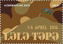 April, 2016 Fights. Lala Tapa. Azerbaijan Stamp 2019. Azermarka - Azerbaïjan