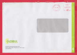 241079 / RARE Bulgaria Machine Stamps (ATM) 10.01.2008 - 00.53 , PB 0007 SOFIA 1000 , GLOBUL Mobile Operator - Lettres & Documents