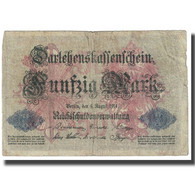 Billet, Allemagne, 50 Mark, 1914, 1914-08-05, KM:49a, B - 50 Mark