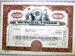 General Foods Corporation 1971 - Certificato N°165219 - G - I