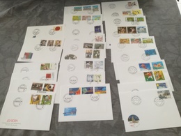 Luxembourg FDC Lot De 23 FDC Années 2001, 2003, 2004, 2006 - Oblitérés