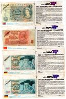 Lot De 10 Jeu NOVA Des 20 Monnaies étrangères - Fiktive & Specimen