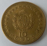 URUGUAY - 10 Pesos 1965 - Cu-Alu - Superbe - - Uruguay