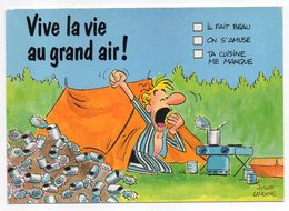 Humour -- Illustrateur  J. LAPENNE  "Vive La Vie Au Grand Air " (camping ) - Humour