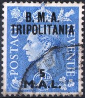 GRAN BRETAGNA, GREAT BRITAIN, TERRITORI OCCUPATI, TRIPOLITANIA, 1948, 5 L., USATO Mi. TR5,   Scott TR5, Un. TP5 - Levante Britannico