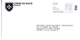 PAP Rep Ordre De Malte France  (n° 16P100 PAP152) - PAP: Antwort/Ciappa-Kavena