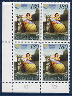 SLOVENIA 2003 Water Polo Championships Block Of 4  MNH / **.  Michel 430 - Slowenien