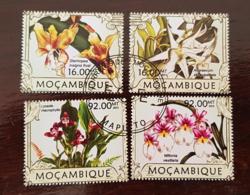 MOZAMBIQUE Fleurs, Flores, Flowers, ORCHIDEES, ORCHID, ORCHIDEA, Série Emise En 2013 Oblitérée (used) - Orchideeën