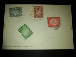 1933 Année Sainte N°40 à 43 Sur Carte Postale - Covers & Documents