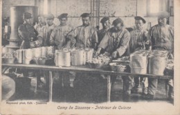 Cpa Camp De Sissonne (Aisne) - Intérieur De Cuisine  1904 ((lot Pat 69) - Sissonne