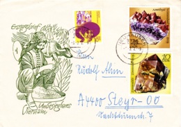 1972, DDR, "Minerale Der DDR", Kompletter Satz, 2 Kuverts, + "Unbesiegbares Vietnam", Echt Gelaufen - 1971-1980