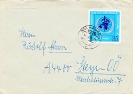 1972, DDR, "Weltherzmonat", Echt Gelaufen - Private Covers - Used