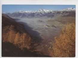 Suisse : Vue De La Vallée Du Rhône Depuis Les Environs De Nax Sur Sion - Nax