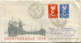 Delcampe - PAYS-BAS ENVELOPPE 1er JOUR DES N°691/692 EUROPA - FDC