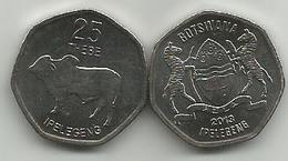 Botswana 25 Thebe 2013. High Grade - Botswana