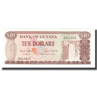 Billet, Guyana, 10 Dollars, KM:23d, NEUF - Guyana