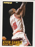 BASKETBALL NBA - OFFICIAL   CHROMO  1994/95 - KEVIN GAMBLE  - MIAMI HEAT - 1990-1999