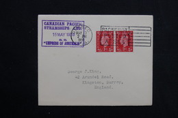 CANADA - Oblitération Maritime De Quebec  Sur Enveloppe Du SS Express Of Australia En 1939 - L 28553 - Cartas & Documentos