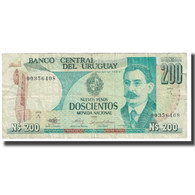 Billet, Uruguay, 200 Nuevos Pesos, 1986, KM:66a, TB - Uruguay