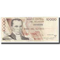 Billet, Équateur, 10,000 Sucres, 1995, 1995-03-06, KM:127b, TB - Ecuador