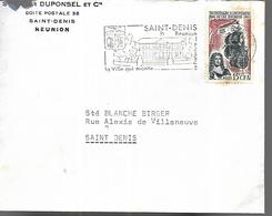 Réunion  Lettre  Duponsel    & Cie BP 38   Saint Denis - Storia Postale