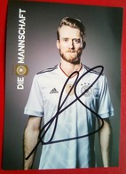 Andre Schurrle   Autographed Card - Autógrafos