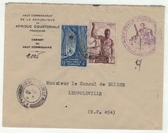 Afrique Equatoriale Française, A.E.F. // Lettre  Pour Lépoldville - Storia Postale