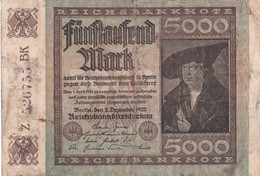 5000 MARK, Berlin 1922, Z 526755 BK - 5.000 Mark