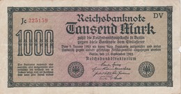 1000 MARK, Berlin 1922, Jc 225159 DV - 1000 Mark