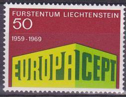 EUROPA - CEPT - Michel - 1969 - LIECHTENSTEIN - Nr 507 -  MNH** - 1969