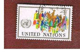 ONU (UNITED NATIONS) NEW YORK   - SG NY275   -  1976 GATHERING OF PEOPLES  - USED - Gebruikt