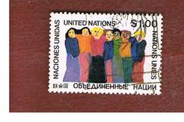 ONU (UNITED NATIONS) NEW YORK   - SG NY302   -  1978 MULTI-RACIAL GROUP   - USED - Used Stamps