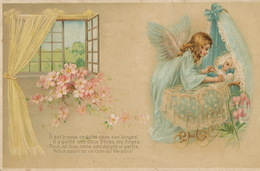 Carte Dessin Angelot  Et Bébé  Editeur Kunzli  KF 961 - Anges