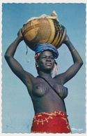 AFRICA, Nude Girl, Naked,bare Breasts,Young Porter  Old Photo Postcard - Non Classificati