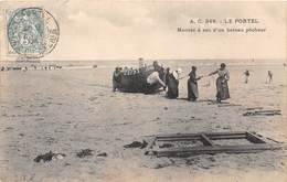 62-LE-PORTEL- MONTEE A SEC D'UN BATEAU PÊCHEUR - Le Portel