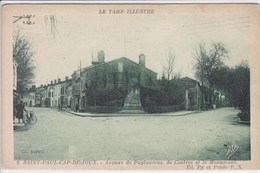 81 SAINT PAUL CAP De JOUX Avenue De Puylaurens , De Castres Et Le Monument - Saint Paul Cap De Joux