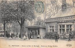 92-PUTEAUX- STATION DU BOIS DE BOULOGNE, BOULEVARD RICHARD WALLACE - Puteaux