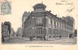 92-LEVALLOIS-PERRET- LA RUE RIVAY - Levallois Perret